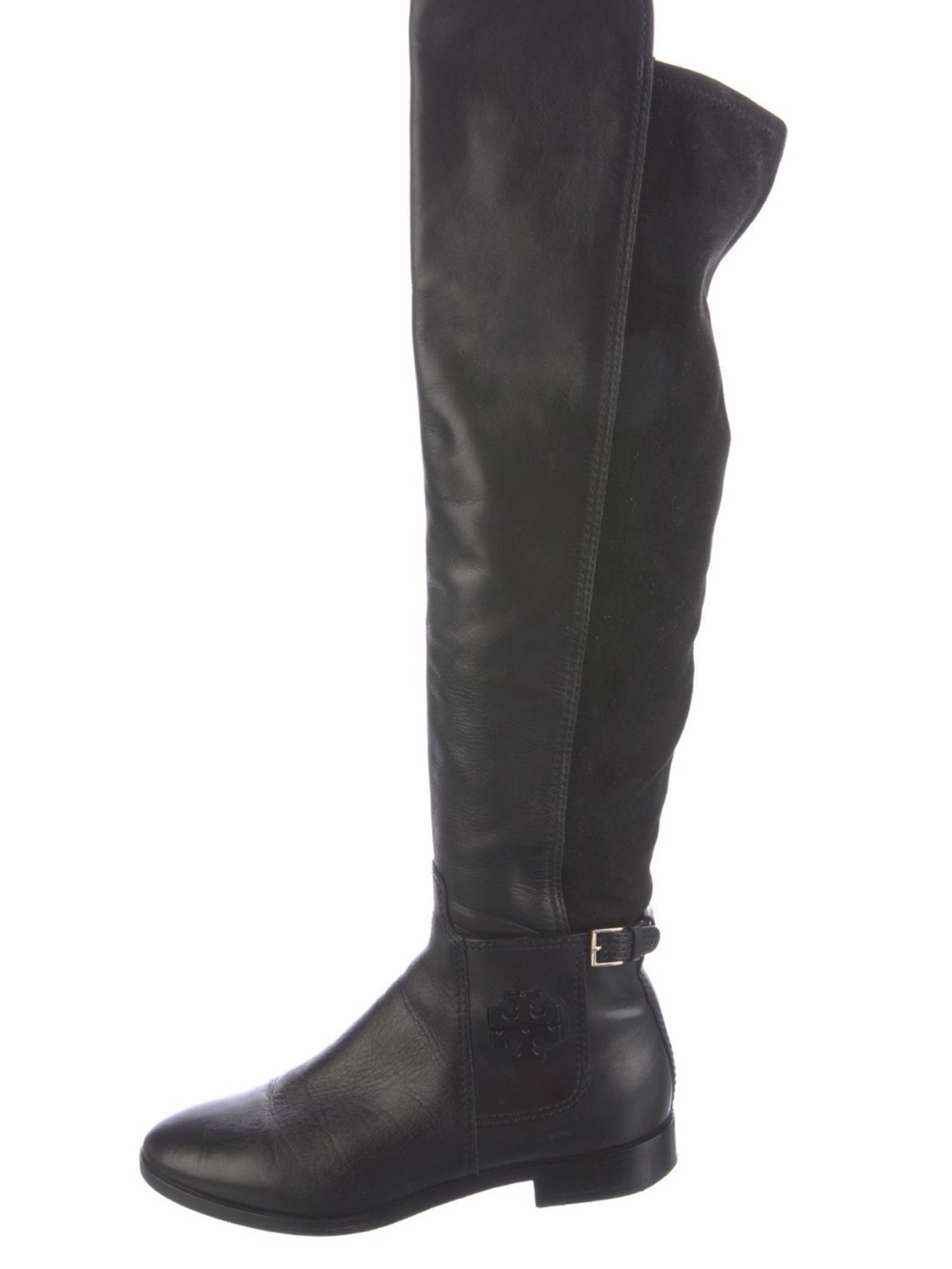Tory Burch Black Over-the-Knee Riding Boots